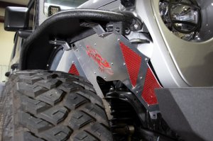 Jeep Wrangler Fenders - Front - Fishbone Offroad - Raw Aluminum Inner Fenders - Legacy Model - `18-`27